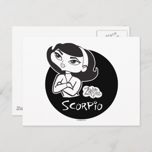 Scorpio-Briefkaart Briefkaart (Voorkant / Achterkant)
