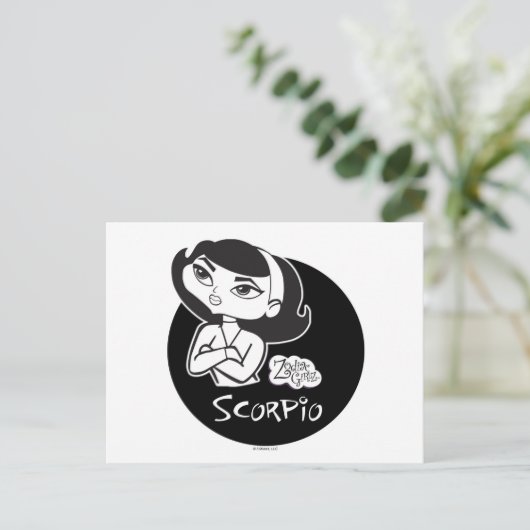 Scorpio-Briefkaart Briefkaart (Staand voorkant)
