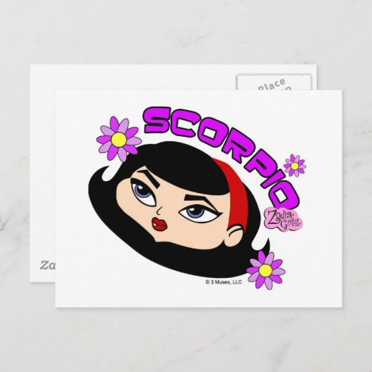 Scorpio-Briefkaart Briefkaart (Voorkant / Achterkant)