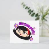 Scorpio-Briefkaart Briefkaart (Staand voorkant)