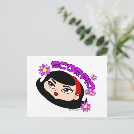 Scorpio-Briefkaart Briefkaart (Staand voorkant)