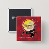 Scorpio Button 24 oktober t/m 22 november (Voorkant /achterkant)