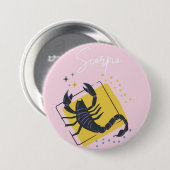 Scorpio button badge  (Voorkant /achterkant)