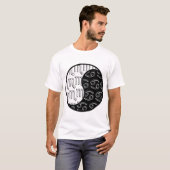 Scorpio Cancer yin yang zodiaa koppel T-shirt (Voorkant volledig)