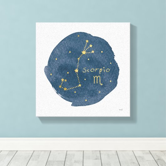 Scorpio Canvas Afdruk (Insitu (Houten vloer))