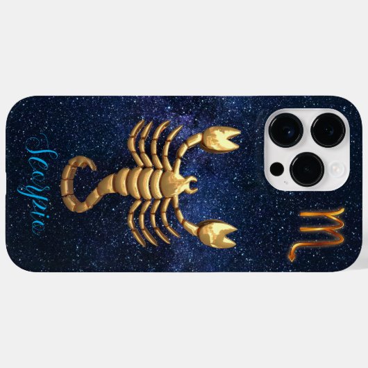 Scorpio Case-Mate iPhone Case (Achterkant (horizontaal))