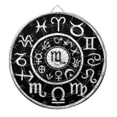 Scorpio Celestial Design Dartbord (Voorkant)