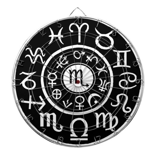 Scorpio Celestial Design Dartbord (Voorkant)