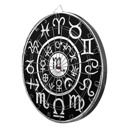 Scorpio Celestial Design Dartbord (Voorkant Rechts)