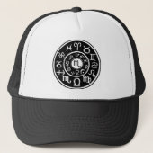 Scorpio Celestial Design Trucker Pet (Voorkant)