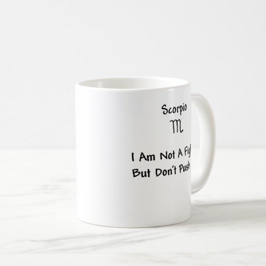 Scorpio Coffee Mok (Voorkant rechts)