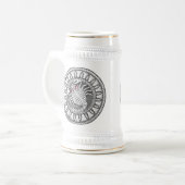 Scorpio Coin stein Bierpul (Voorkant links)