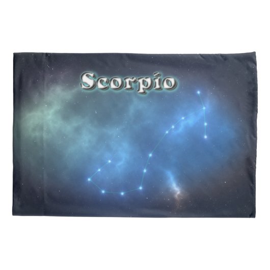 Scorpio constellatie kussensloop (Achterkant)