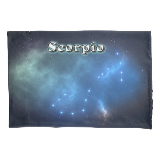 Scorpio constellatie kussensloop (Voorkant)