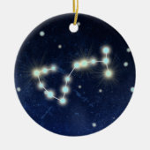 Scorpio Constellation | Aangepaste naam Keramisch Ornament (Voorkant)