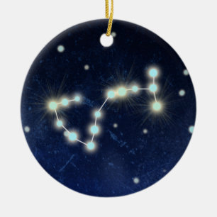 Scorpio Constellation Aangepaste naam Keramisch Ornament