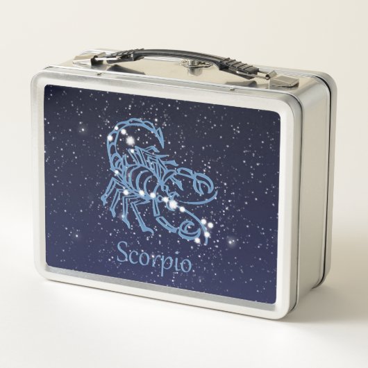 Scorpio Constellation and Zodiac Sign met sterren (Achterkant)