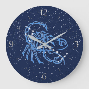 Scorpio Constellation and Zodiac Sign met sterren Grote Klok