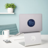 Scorpio Constellation and Zodiac Sign met sterren Sticker (Laptop op bureau)
