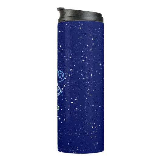 Scorpio Constellation and Zodiac Sign met sterren Thermosbeker (Geroteerd rechts)