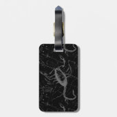 Scorpio Constellation by Hevelius 1690 Bagagelabel (Achterkant verticaal)