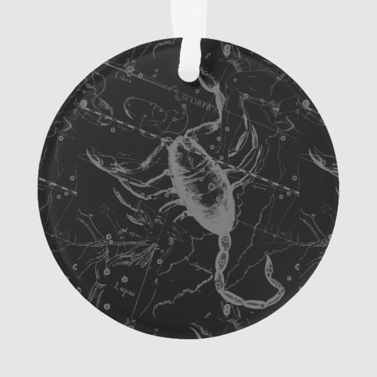Scorpio Constellation by Hevelius 1690 Ornament (achterkant)