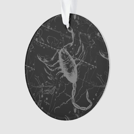 Scorpio Constellation by Hevelius 1690 Ornament (voorkant)