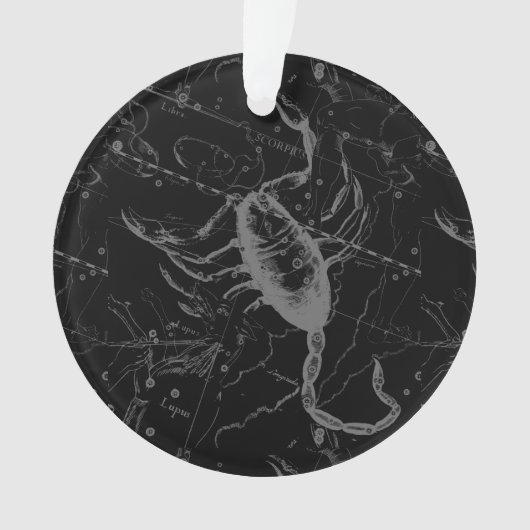 Scorpio Constellation by Hevelius 1690 Ornament (voorkant)