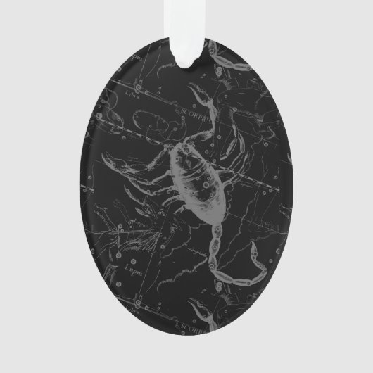 Scorpio Constellation by Hevelius 1690 Ornament (voorkant)