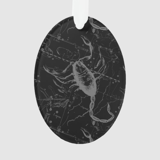 Scorpio Constellation by Hevelius 1690 Ornament (achterkant)