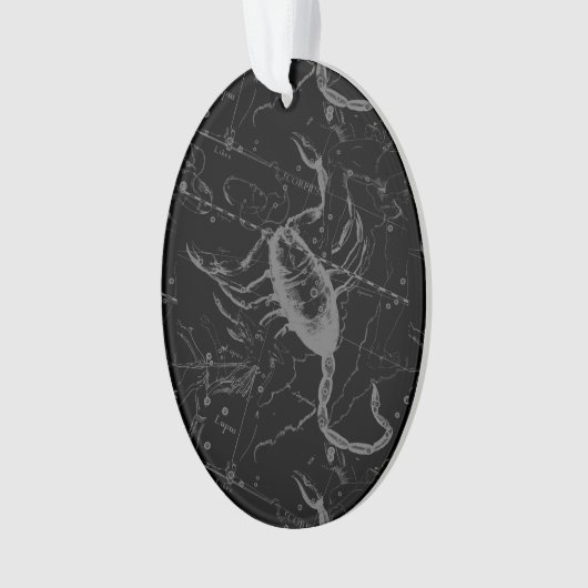 Scorpio Constellation by Hevelius 1690 Ornament (voorkant)
