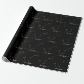 Scorpio Constellation Cadeaupapier (Uitgerold)