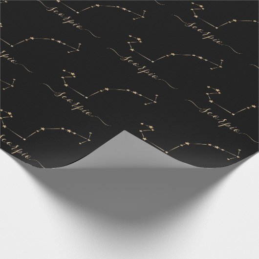 Scorpio Constellation Cadeaupapier (Hoek)