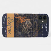 Scorpio Constellation Dark Blue Case-Mate iPhone Case (Achterkant (horizontaal))
