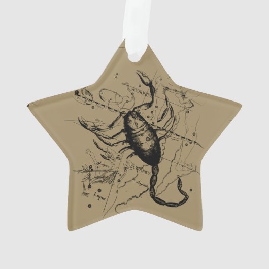 Scorpio Constellation Hevelius 1690 Classic Ornament (achterkant)