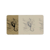 Scorpio Constellation Hevelius 1690 Decor Etiket (Voorkant)