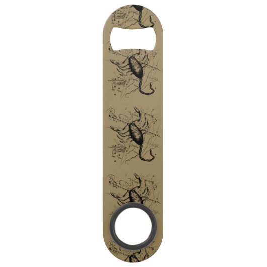 Scorpio Constellation Hevelius 1690 Decor Speed Flessenopener (Achterkant)