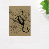 Scorpio Constellation Hevelius 1690 Decor Visitekaartjes (Bureau)