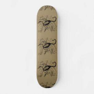 Scorpio Constellation Hevelius 1690 Engraving Persoonlijk Skateboard