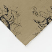 Scorpio Constellation Hevelius 1690 okt. 23 - nov. Fleece Deken (Hoek)