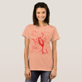 Scorpio Constellation Hevelius 1690 okt. 23 - nov. T-shirt (Voorkant volledig)