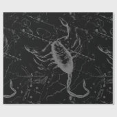 Scorpio Constellation Hevelius 1690  zwart Cadeaupapier (Vlak)