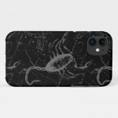 Scorpio Constellation Hevelius circa 1690 op Black Case-Mate iPhone Case (Achterkant (horizontaal))