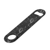 Scorpio Constellation Hevelius circa 1690 op Black Speed Flessenopener (Voorkant Gekanteld)