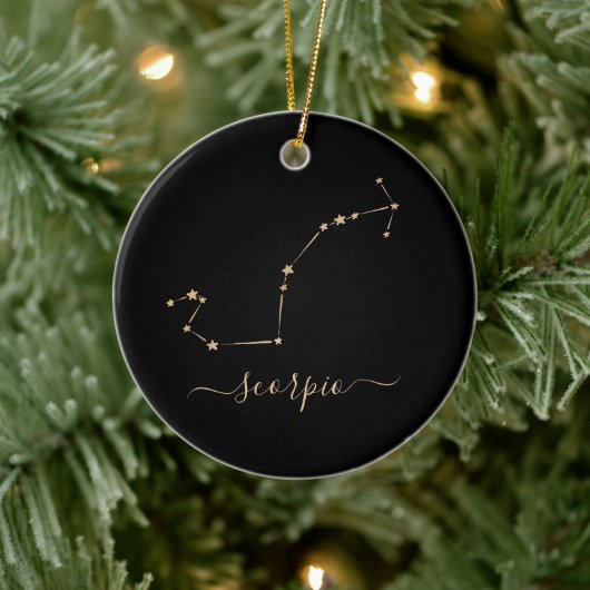 Scorpio Constellation keramisch siergoed Keramisch Ornament (Boom)