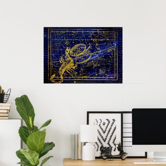 scorpio constellation poster (Thuiskantoor)