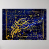 scorpio constellation poster (Voorkant)