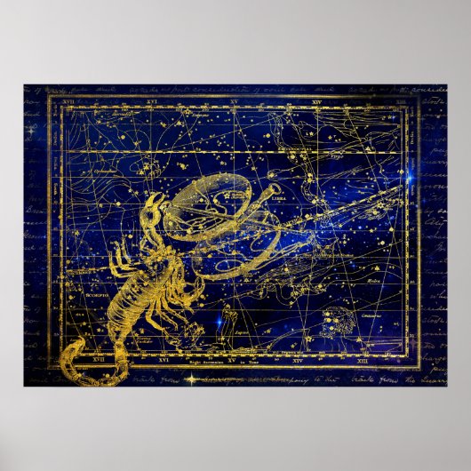 scorpio constellation poster (Voorkant)