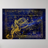 scorpio constellation poster (Voorkant)