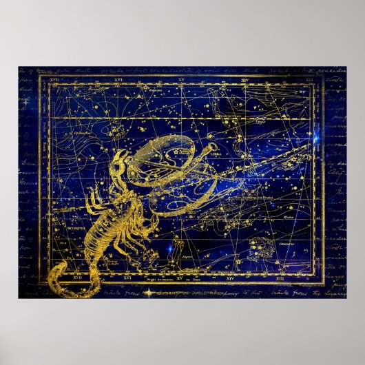 scorpio constellation poster (Voorkant)